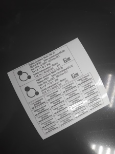 Печать гарантийных этикеток (Гарантийные наклейки)