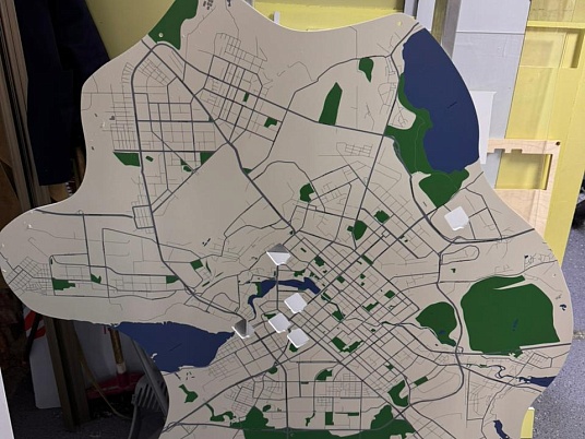 Изготовление объемных световых карт